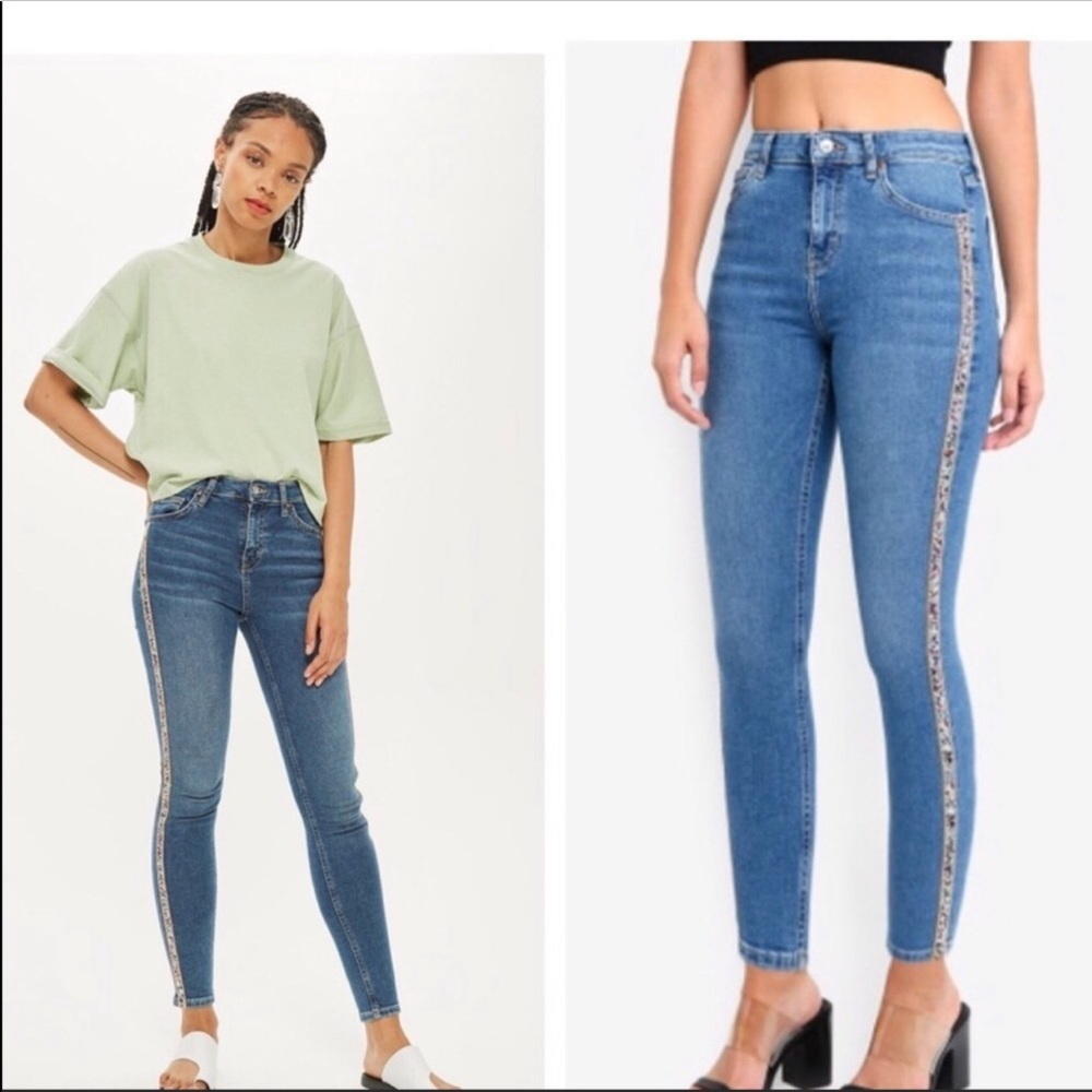 HP🎉 🆕🌻 TOPSHOP MOTO Jamie Hi Waist Ankle Grazer